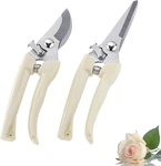 Leize Flower Scissors Set, 2 Pack Premium Thickened Stainless Steel Floral. Fixed Price $12.16.