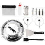 Dr. Camp 12 Pcs Grilling Accessories, Tools Set, Bbq Stain.... Fixed Price $16.29.