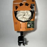 Fiskars Fruit Picker Basket 9682 Black Plastic Cotton Cloth Bag Adj Angle. Fixed Price $9.99.