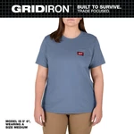 Milwaukee F451U-M Med Blu Ss Wmn T-shirt. Fixed Price $29.07.