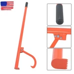 58IN Felled Cant Hook Logging Tool - Steel Roller W/ Rubber Handle. Fixed Price $51.95.