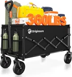 Collapsible Wagon Cart Foldable - Lightweight Portable Heavy Duty Folding Beach. Fixed Price $63.99.