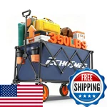 Echosmile Collapsible Foldable Wagon Cart 350LBS Weight Capacity Heavy Duty. Fixed Price $83.66.