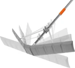 Ez Smart Snow Rake W/ 16FT Pole, Easy Removal From Roof, Prevents Ice. Fixed Price $122.95.