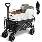 New Best Heavy Duty Collapsible Wagon Cart With Wheels - Large Capacity Foldable. Fixed Price $113.67.