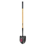 Husky 47 Wood Handle Carbon Steel Digging Shovel With Grip 77416 945. Fixed Price $24.97.