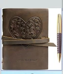 Sovereign-gear Leather Bound Journal For Women, Handmade Gift Set With Heart .... Fixed Price $32.99.