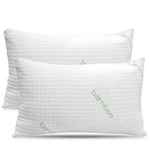 Elif Bamboo Pillows Adjustable Shredded Memory Foam Bed King Queen. Fixed Price $29.90.