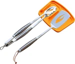 Ignite Premium 2-PIECE Bbq Tool Set Forged Stainless Steel Spatula, Locking Tong. Fixed Price $24.99.