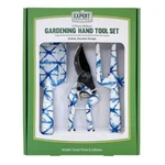 Expert Gardener 3-PC Blue Shibori Hand Tool Set Trowel, Pruner & Cultivator New. Fixed Price $12.99.