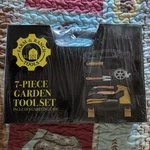 Garden Tools 7 Piece Set W/ Carrying Case Shears Shovels Rake Cable Spray Bottle. Fixed Price $12.79.