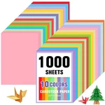 1000 Sheets A4 9X12 Inch Colored Construction Paper Cardstock Colors Diy. Fixed Price $59.23.