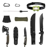 Swiss+tech 8PACK Hatchet Machete Axe Fixed Blade Hunting Knife W/rope Handle. Fixed Price $42.99.