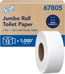 Scott Professional 100% Recycled Fiber High-capacity Jumbo Roll Toilet Paper, Bu. Fixed Price $67.48.