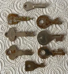 Job Lot Mixed Vintage Flat Steel Metal Keys By Yale & Other Makers #PJ897. Fixed Price $11.34.