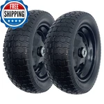 Merryyard 2-PACK Small 13X5.00-6 Flat Tire RIM2.25 Offset Hub 5/8 Ball. Fixed Price $125.73.