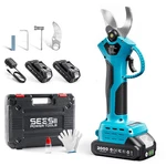 Seesii Electric Pruning Shears Cordless 2*BATTERY Brushless Trimming. Fixed Price $59.99.