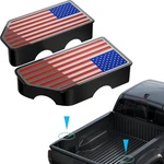 Ogye American Flag Stake Pocket Covers For 2015-2022 Gmc Black&blue&red. Fixed Price $23.23.