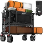 500LBS Heavy Duty Double Decker Wagon With Extender, 400L Large Capacity Coll.... Fixed Price $200.12.