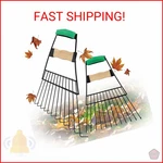 Altdorff Steel Leaf Scoops, Hand Rakes For Picking Up Leaves, Sturdy Garden Larg. Fixed Price $44.22.