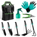 9 Pcs Tool Set Kids Gardening Kit For Digging, Planting And Pruni.... Fixed Price $34.32.