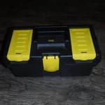 Stanley Tool Box Black Yellow Plastic Portable Storage Organizer. Fixed Price $20.00.