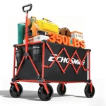 Echosmile Collapsible Folding Wagon Cart 350LBS Capacity Heavy Duty All-terrain. Fixed Price $69.35.
