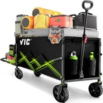 Collapsible Folding Extra Long Extender Cart,beach Wagons He.... Fixed Price $50.99.