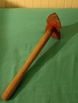 Garden Hoe Tool 1950S Galvanized Steel Red Wood Handle =".rar" SKU000003. Fixed Price $20.00.