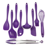 Chef Craft Premium Silicone Kitchen Tool And Utensil Set, 9 Piece, Purple. Fixed Price $63.10.