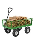 Vevor Steel Garden Cart 1200LBS Capacity Heavy Duty Wagon Utility 10IN. Fixed Price $103.99.