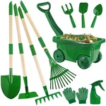 Duckura Kids Gardening Tools Set - 10PCS Wheelbarrow For With Shovel.... Fixed Price $60.58.