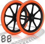 Upgraded 20X1.95" Flat Free Tires Compatible With Rubbermaid Wheelbarrow Wheels,. Fixed Price $58.99.