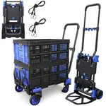 Pmmj 2-IN-1 Folding Hand Truck Model TC-FT001 330LBS Capacity. Fixed Price $259.99.