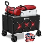 Sekey Collapsible Utility Wagon Lightweight Foldable Cart 220LBS Fast Us Shiping. Fixed Price $53.96.