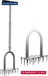 Walensee Lawn Aerator Spike Metal Manual Dethatching Soil Aerating With 15. Fixed Price $61.63.