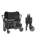 Vevor Wagon Stroller 4 Kids Push Pull Quad Collapsible 330LBS Capacity. Fixed Price $295.99.