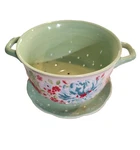 Pioneer Woman Basket Ceramic With Plate "berry Delicious Gorgeous Garden". Fixed Price $23.39.