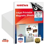 Hartwii Bulk Printable Magnetic Sheets Glossy 50PK For Inkjet Printer Refrigerat. Fixed Price $92.61.