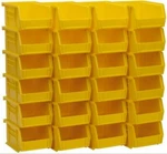 Akro-mils 30210 Akrobin Stack & Hang 5-3/8D X 4-1/8W 3H Yellow 24 Pack. Fixed Price $48.97.
