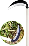 15'' Carbon Steel Grass Sickle - Japanese Weeding Hand Tool, Manual Mower. Fixed Price $21.99.