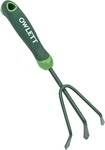 Garden Hand Rake, 3 Prong Cultivator Tool With Ergonomic Rubber. Fixed Price $20.37.