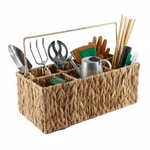 Mowhut Tools Woven Basket,garden Organizer With Handle,wicker Sto.... Fixed Price $40.79.