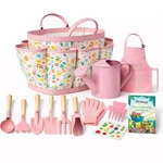 Qtioucp Kids Gardening Set 14PCS Tools With Tote Bag,watering Can. Fixed Price $41.60.