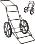 Folding Deer Cart, 500LBS Hauler With Big Rubber Wheels, Heavy Duty Metal. Fixed Price $149.99.