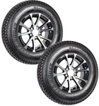 2-PACK Aluminum Trailer Tire Wheel ST175/80D13 Lug Center Avalanche Black Rim. Fixed Price $286.42.