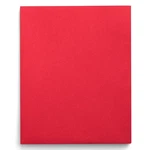 Staples Smooth 2-POCKET Paper Folder, Red, 25/BOX (27532-CC). Fixed Price $45.79.