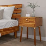 Bme Caden Solid Wood Nightstand/side Table/end Table, Fully Assembled, With 1-DR. Fixed Price $116.03.