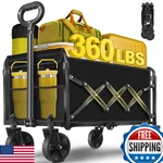 Kovryx Wagons Cart Foldable 360LBS Collapsible Wheels Portable All. Fixed Price $66.26.
