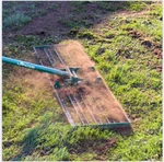 Landzie Lawn Leveling Rake - 36 Inch Powder Coated Garden Tool. Fixed Price $89.99.